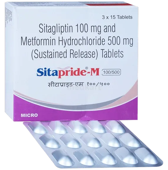 sitapride m 100/500mg tablet 15's
